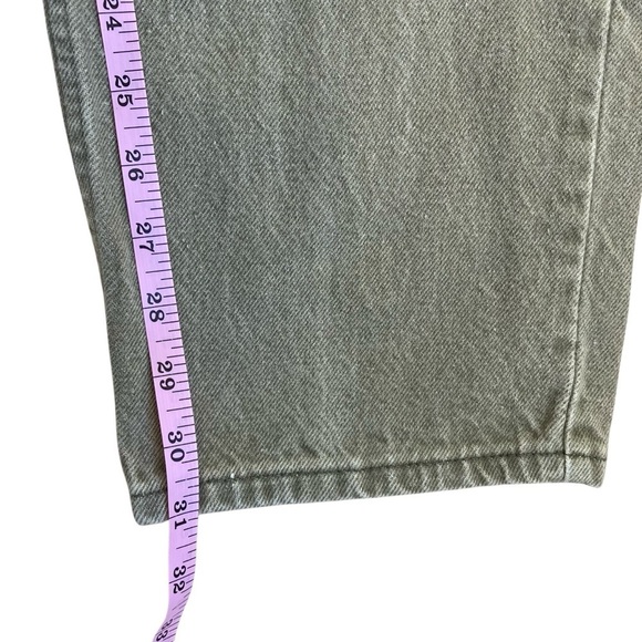 Vintage 90s Levi’s 550 Jeans Relaxed Fit Tapered Leg Faded Green Grey USA 36x32 - Picture 13 of 16